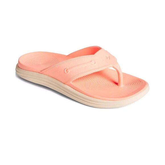 Sperry Windward Women's In Peach Cushioned Comfy Float Thong Slip-On Sandals NEW - Picture 7 of 14